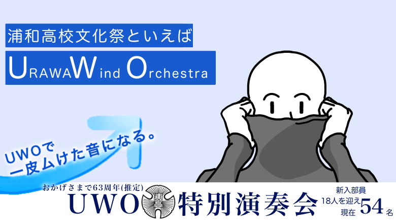 吹奏楽部「UWO・オン・ステージ！」